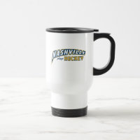 Nashville joue au hockey blanc Voyage Mug