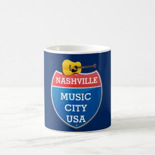 Nashville - Music City - tasse à café