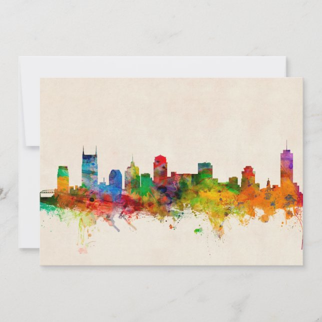 Nashville Tennessee Skyline Cityscape (Devant)