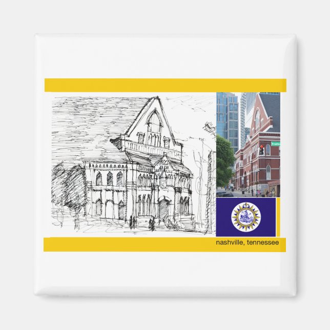 Nashville TN : Magnet (Devant)