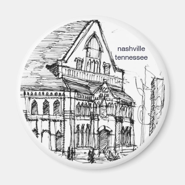 Nashville TN : Magnet (Devant)