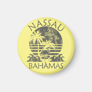 Nassau Bahamas Magnet Vacances Croisière Retro Bea