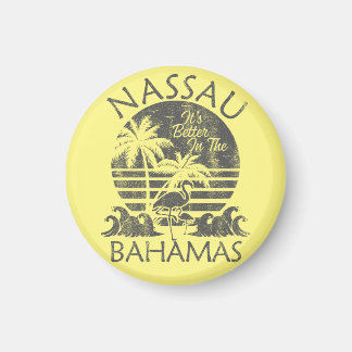 Nassau Bahamas Magnet Vacances Croisière Retro Bea