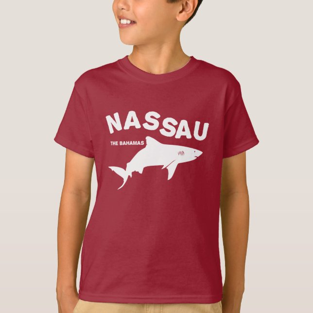 Nassau - Les Bahamas Shark Diving T-Shirt (Devant)