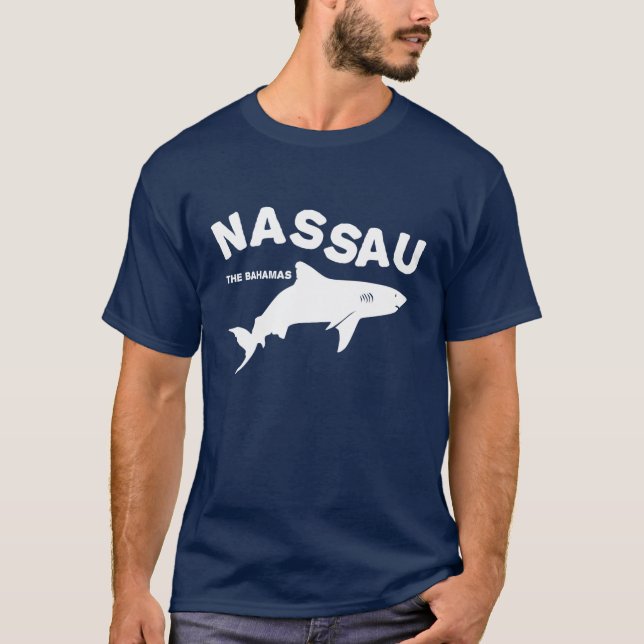 Nassau - Les Bahamas Shark Diving T-Shirt (Devant)