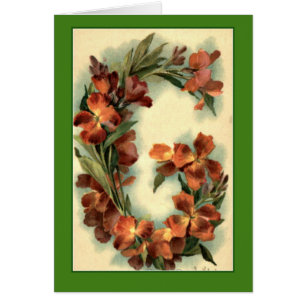 Nasturces d'orange de la lettre G d'alphabet de