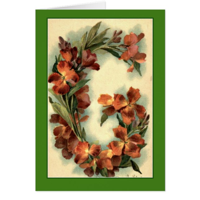 Nasturces d'orange de la lettre G d'alphabet de (Devant)