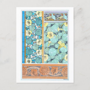 Nasturtium comme carte postale objet décoratif