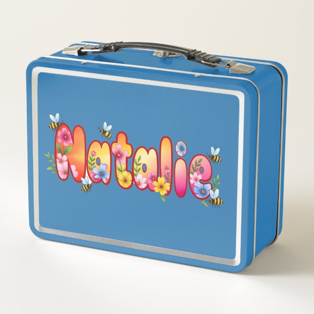 Natalie - Personalized Bee Lunch Box (Dos)