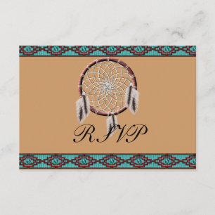 Natif américain de KRW Dreamcatcher épousant RSVP