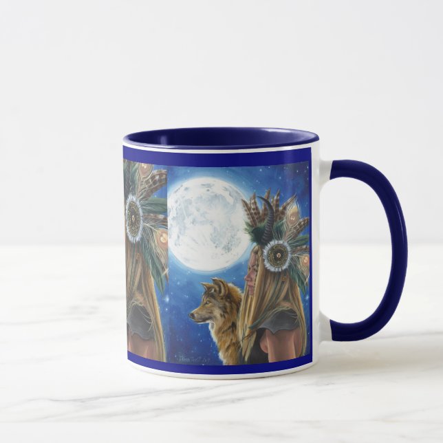 Natif américain de tasse de loup de tasse de (Droite)