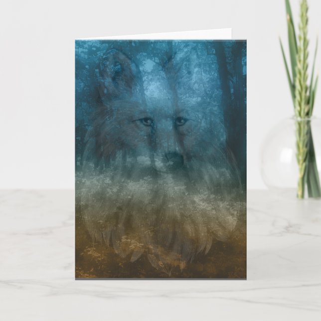 Natif américain toute la carte de voeux d'occasion (Devant)