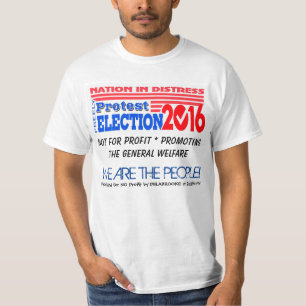 Nation dans la détresse ! T-shirt de protestation