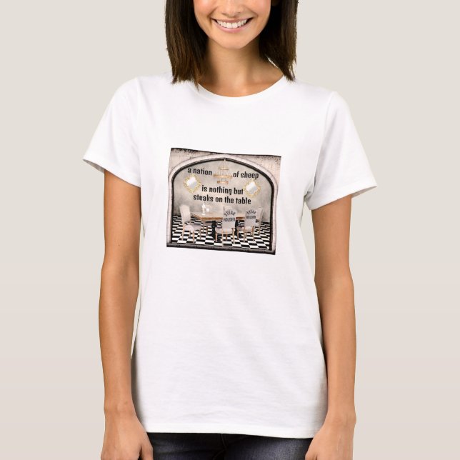 Nation de mouton (lumière) T-shirt (Devant)