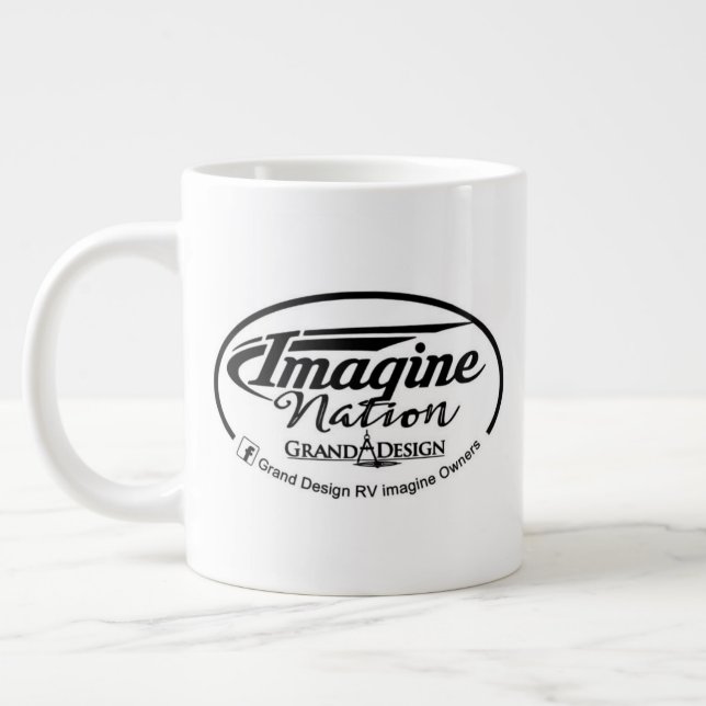 Nation du Grand Design Imagine Jumbo Mug (Gauche)
