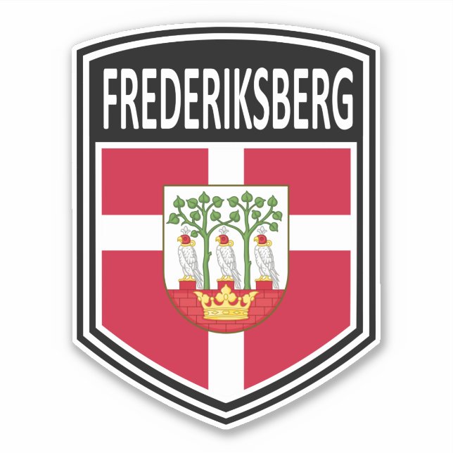 National - Frederiksberg Danemark Sticker (Devant)