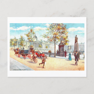 National Gallery London Carte postale Vintage