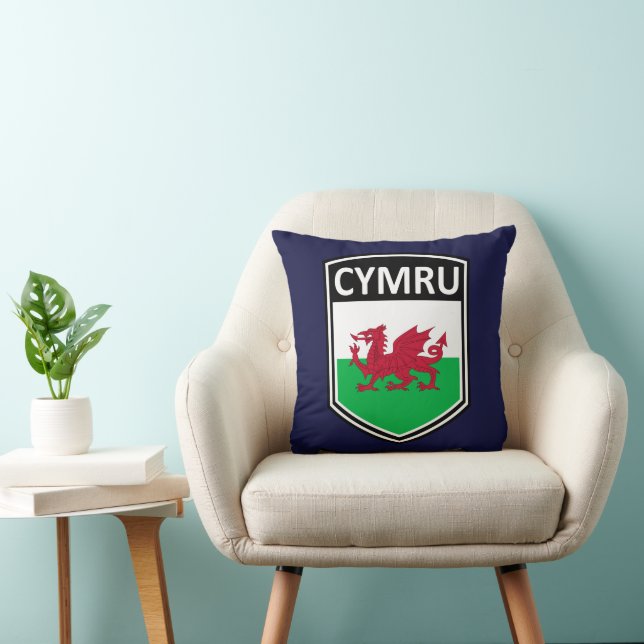 National - Oreiller à lancer Cymru (Chaise)