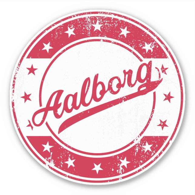 National - Sticker Aalborg Danemark (Devant)
