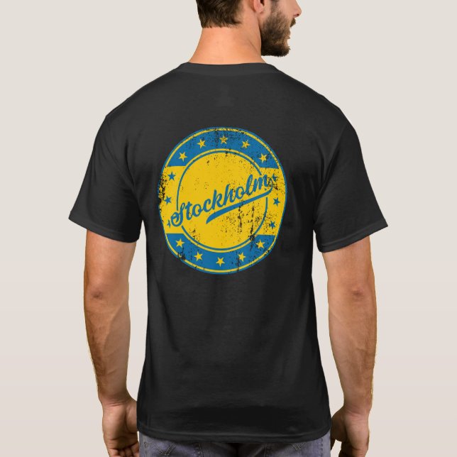 National - Stockholm Sverige | T-shirt Suède (Dos)