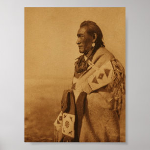 Native American Indian Blackfoot Art Print Poster
