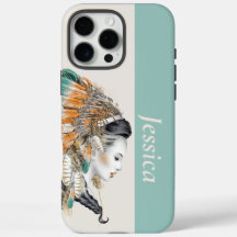 Native American iPhone 16 Pro Max Coque