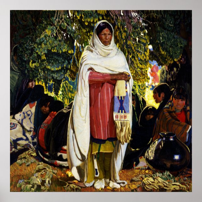 native american woman poster (Devant)