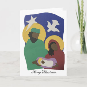Nativité de la Sainte Famille avec la carte de Noë