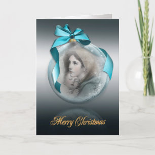 Nativité de Noël la carte religieuse de Madonna