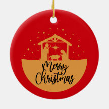 Nativité de Noël - Ornement de Noël