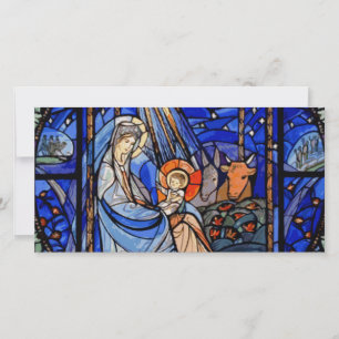 Nativité du style Verre Trait