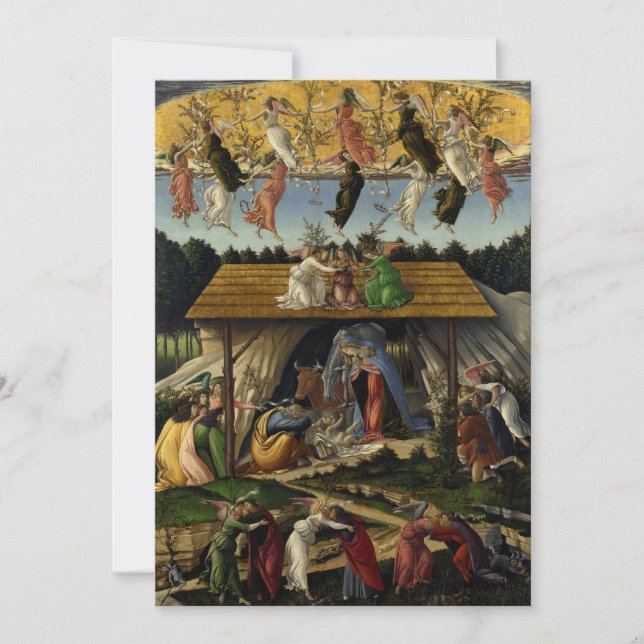 Nativité mystique par Sandro Botticelli (Devant)