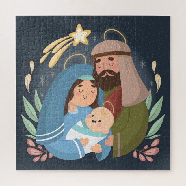 Nativité Noël mignonne Jigsaw Puzzle (Vertical)