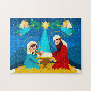 Nativity Scene Christmas Puzzle