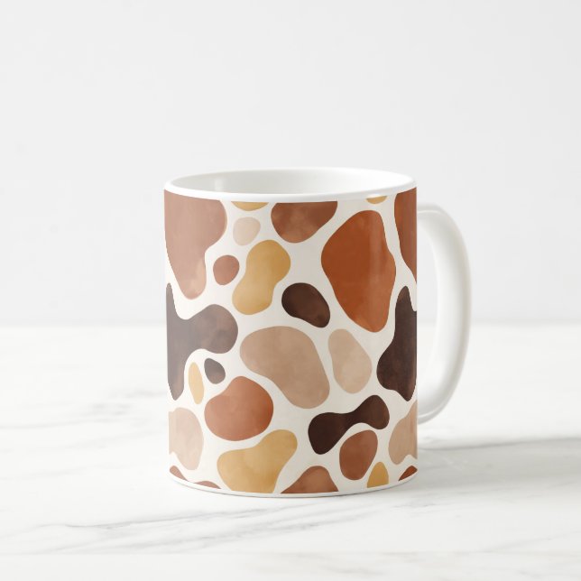 Natural Flow Coffee Mug – Warm Neutral Aesthetic (Devant droit)