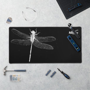 NaturCraze Blancs Dragonfly Black Desk Mat