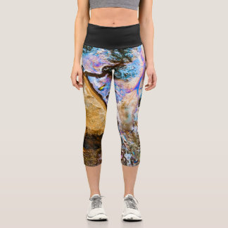 nature abstraite eau immergée capri leggings