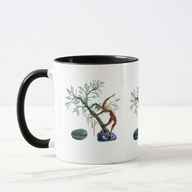 Nature Abstraite et forme humaine | Mug combo arti (Gauche)