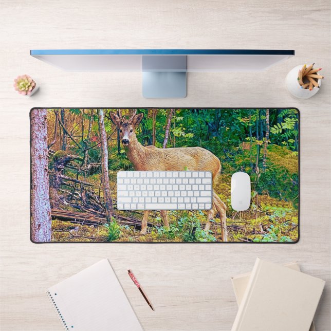 Nature Aquarelle Belle Cerf (Bureau 1)