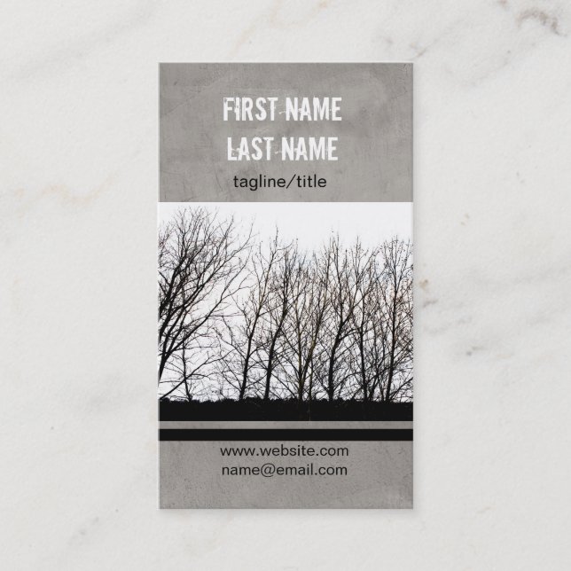 nature art carte personnalisée carte de visite per (Devant)