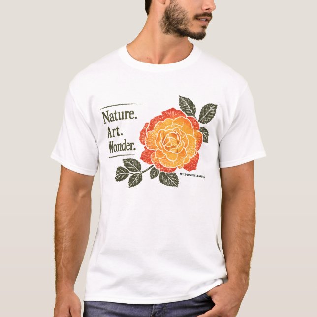 Nature. Art. Merveille. T-Shirt (Devant)