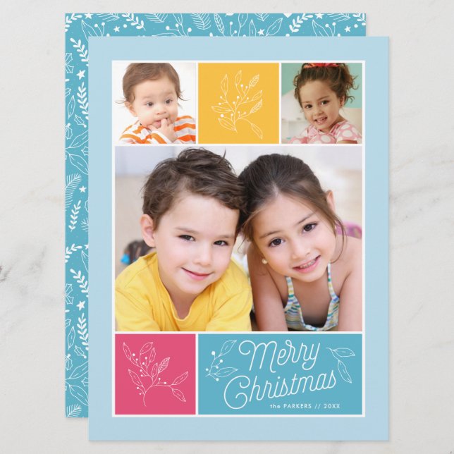 Nature Blocs Photo Carte de vacances (Devant / Derrière)