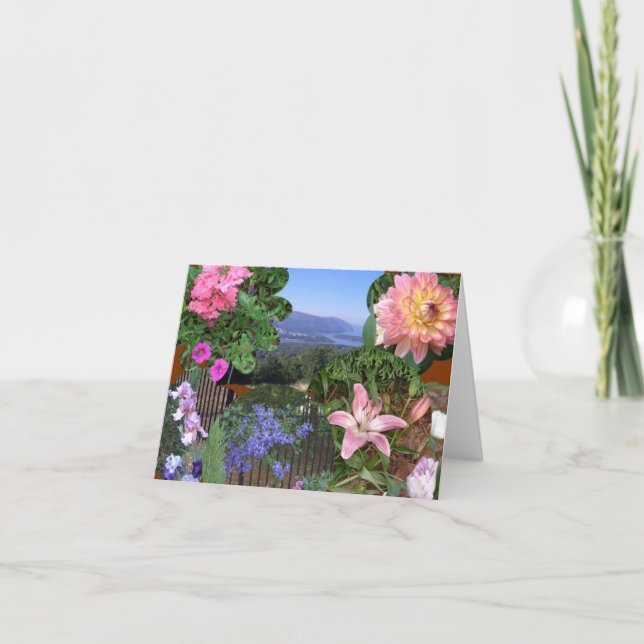 Nature Collage Cartes pour notes (Devant)