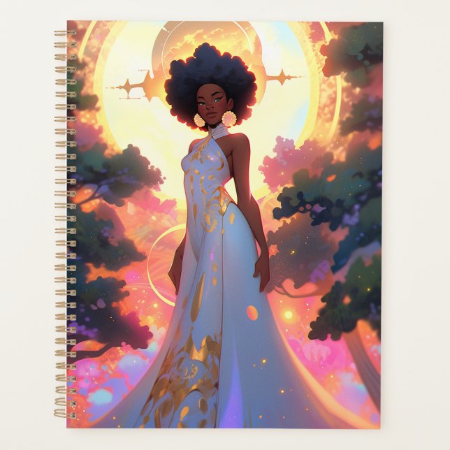 Nature Déesse Imaginaire afro-américain Art (Devant)
