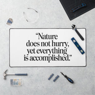"Nature Does Not Hurry" - Citation Zen Inspirante