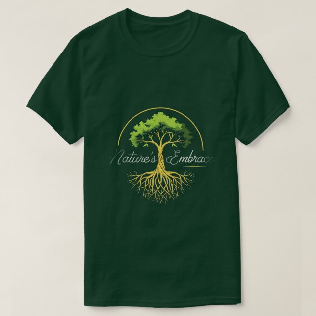 Nature Embrace T-Shirt – Eco-Inspired Graphic (Design devant)