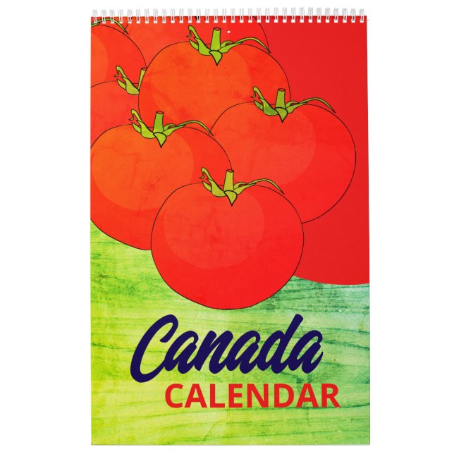 Nature Foods Art | Calendrier mural Canada 2026 (Protection)