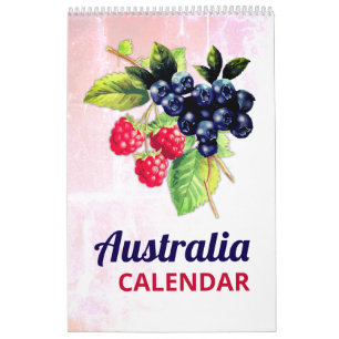 Nature Foods   Calendrier mural Australie 2026