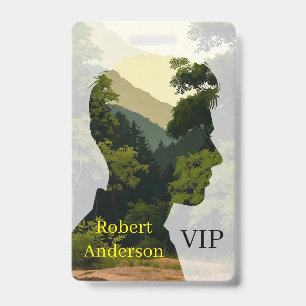 Nature Intérieure, Silhouette de Sérénité Badge VI