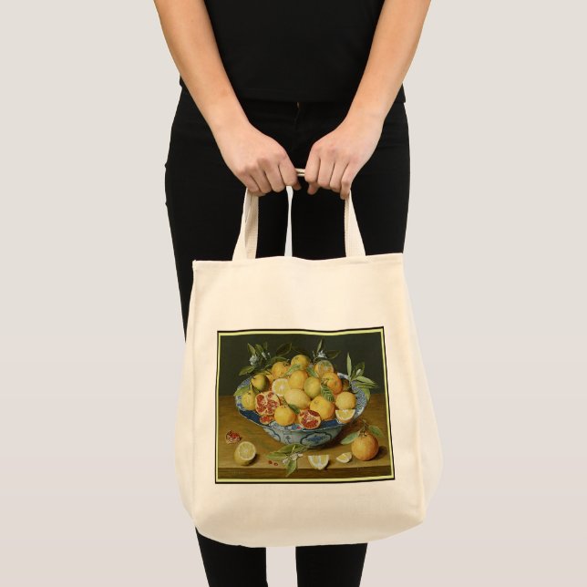 Nature morte aux citrons par Hulsdonck - Sac cabas (Devant (produit))
